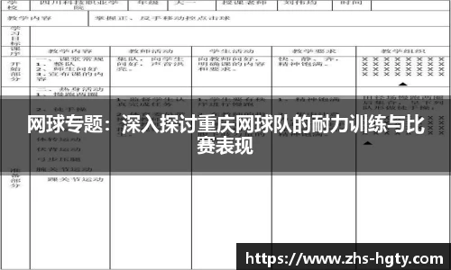 网球专题：深入探讨重庆网球队的耐力训练与比赛表现